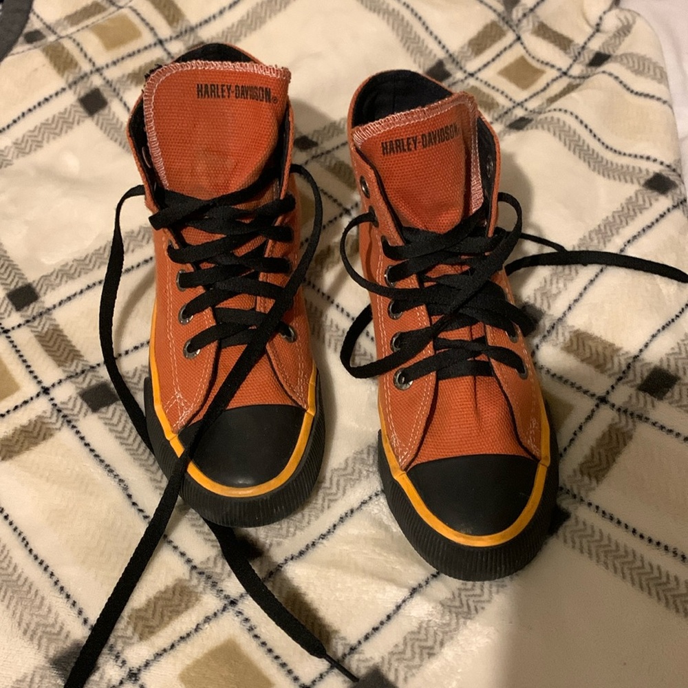 🔥💥🌟 CLEARANCE SALE   Harley Davidson vintage high top tennis